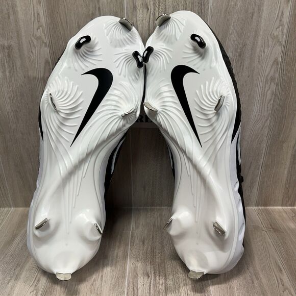 Nike Alpha Huarache NXT ‘Black White’ Baseball Cleats New DJ6517-001 Men's sz 13 - Picture 7 of 8